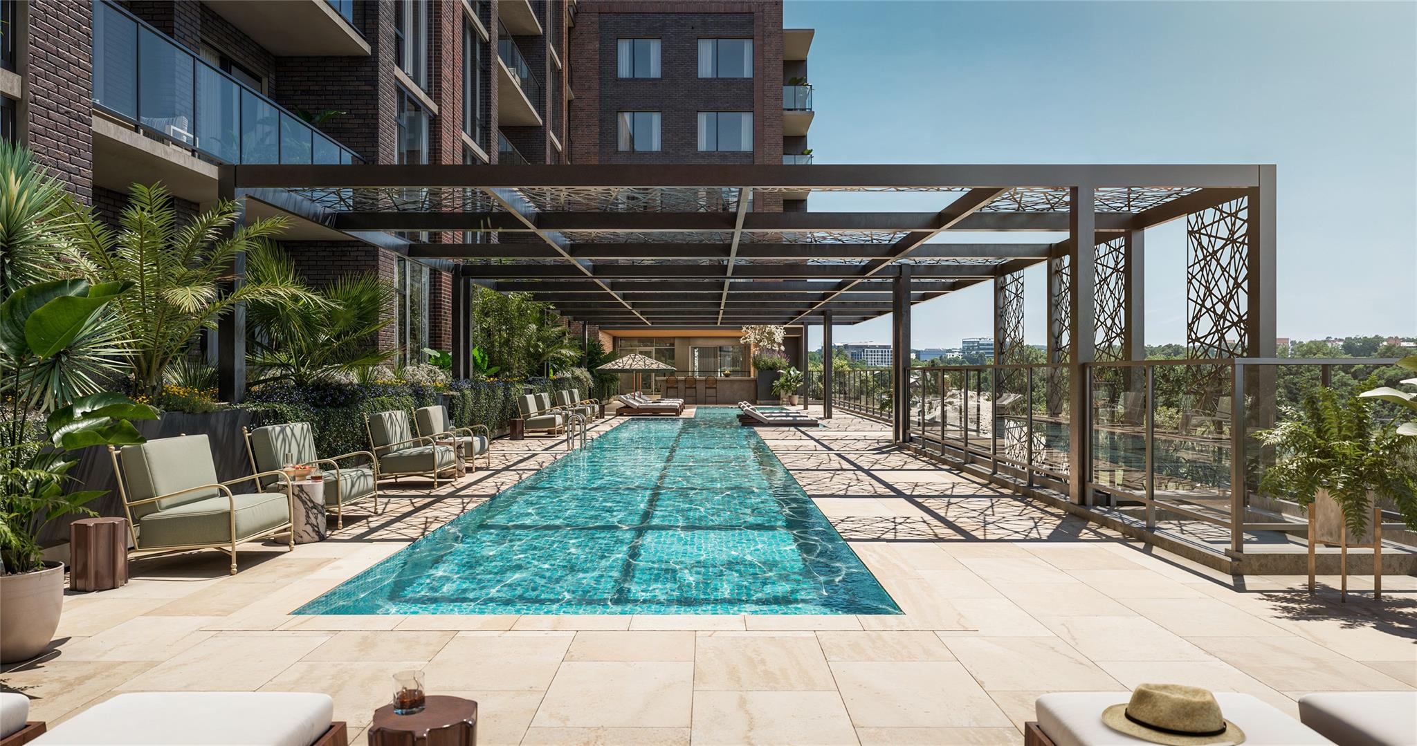 The Belvedere condo tower at 300 & 301 Pressler St, Austin TX