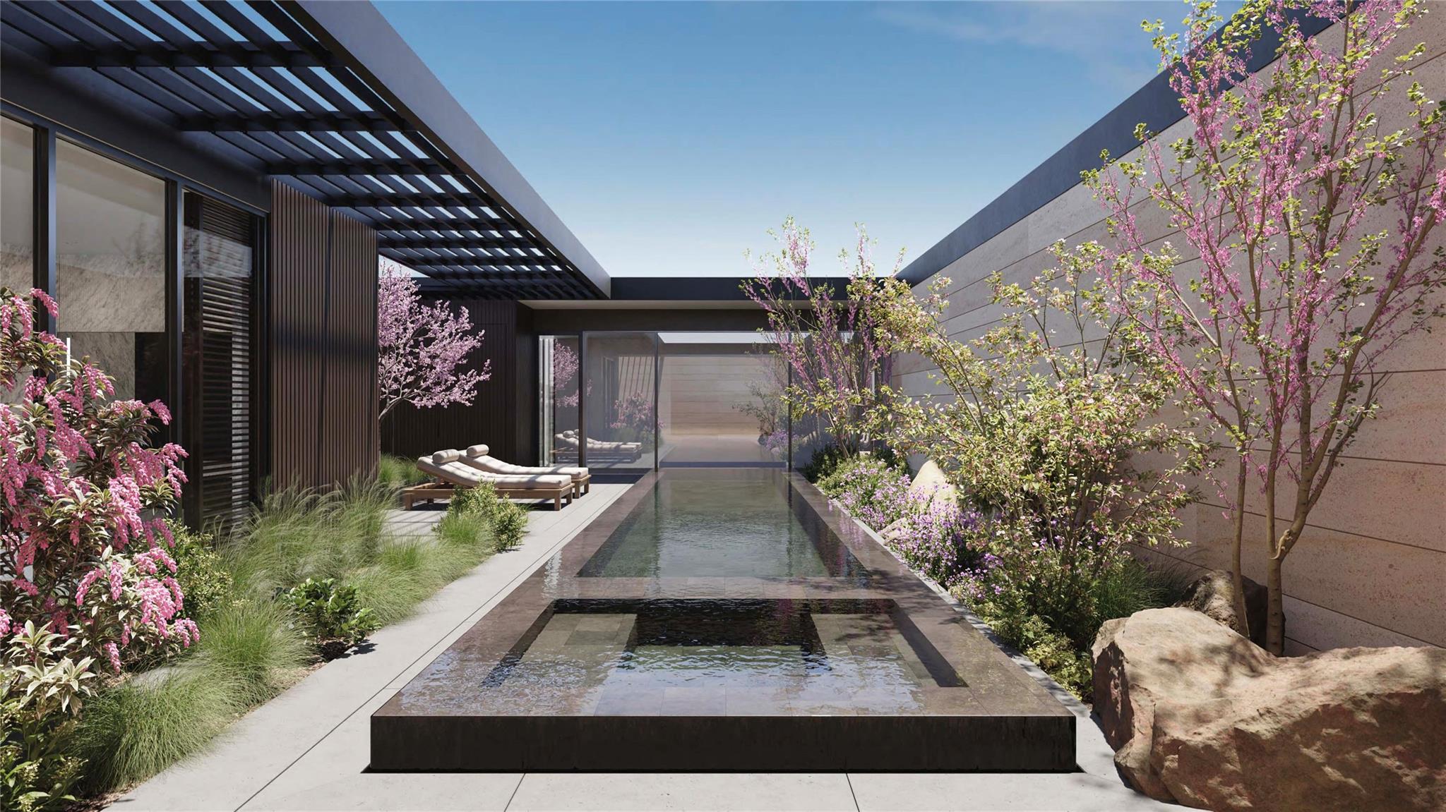 Four Seasons Residences Lake Austin exterior at 6507 Bridge Point Pkwy, Austin, TX