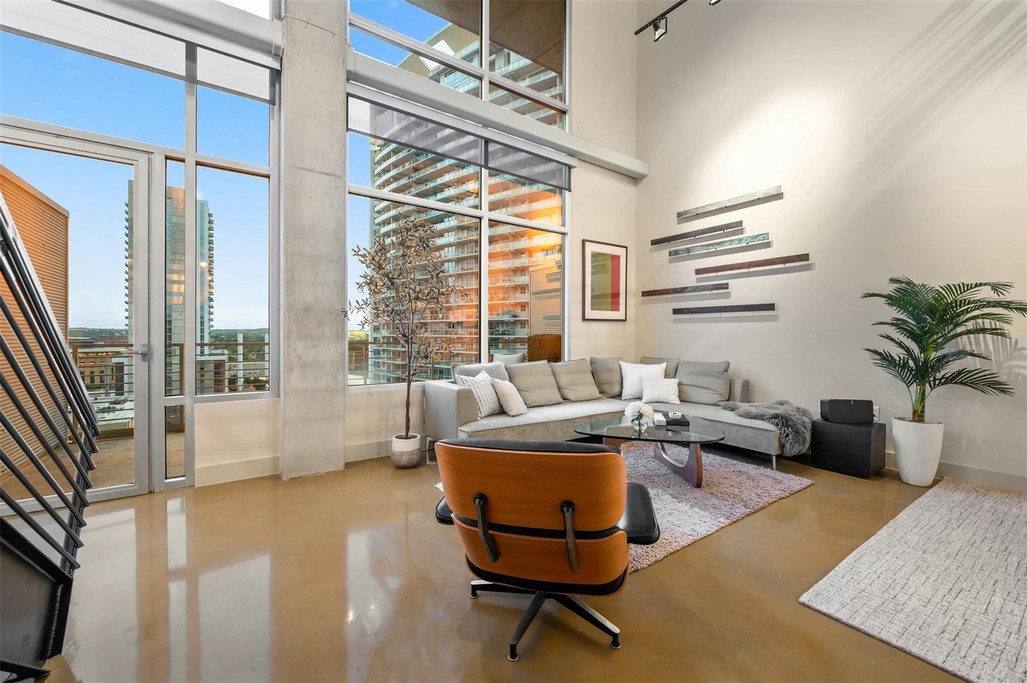 Austin City Lofts condo tower at 800 W 5th St, Austin TX